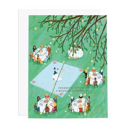 Magical Wedding Day Greeting Card