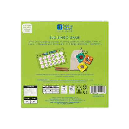 Family Fun Bug Bingo Game