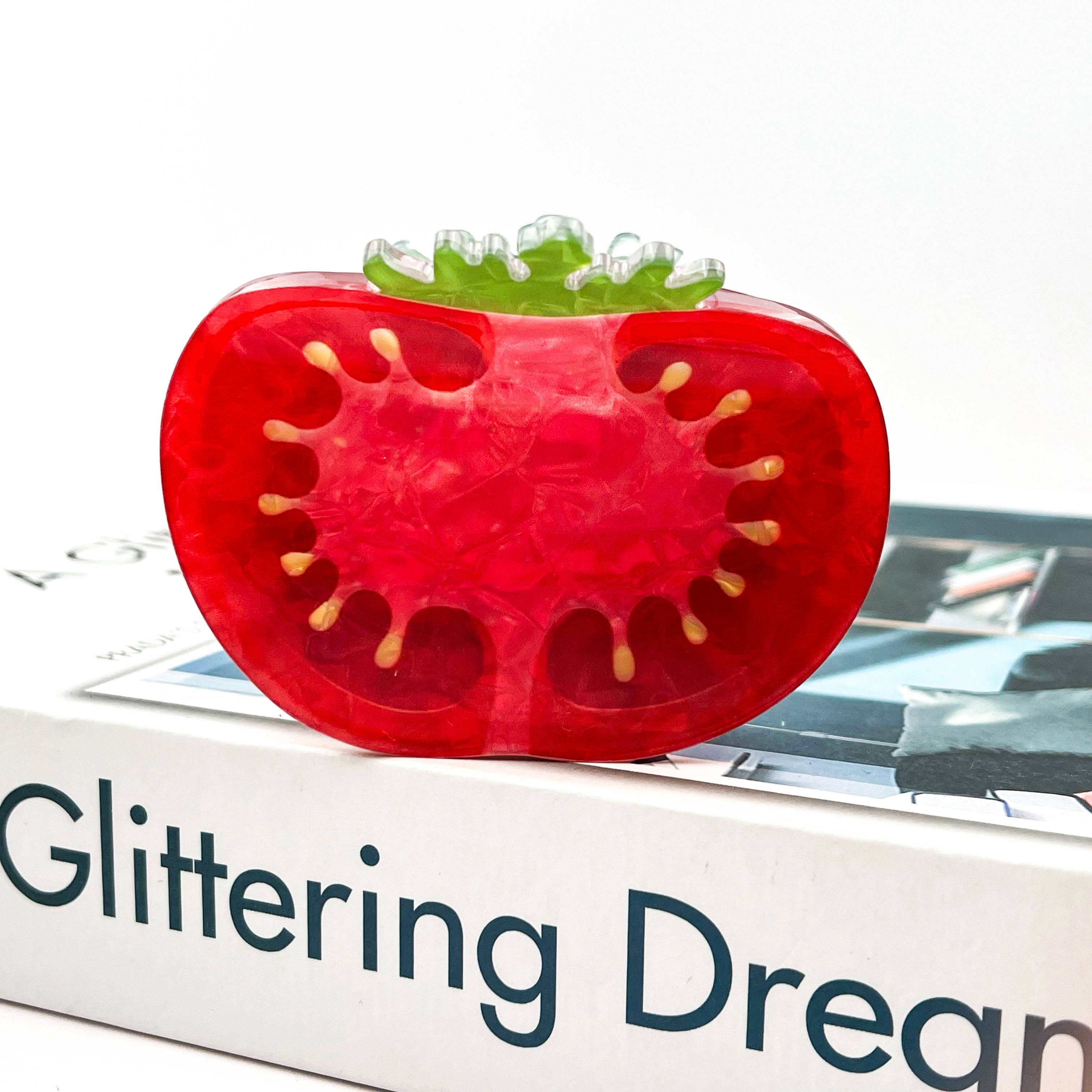 Tomato Slice Claw Clip