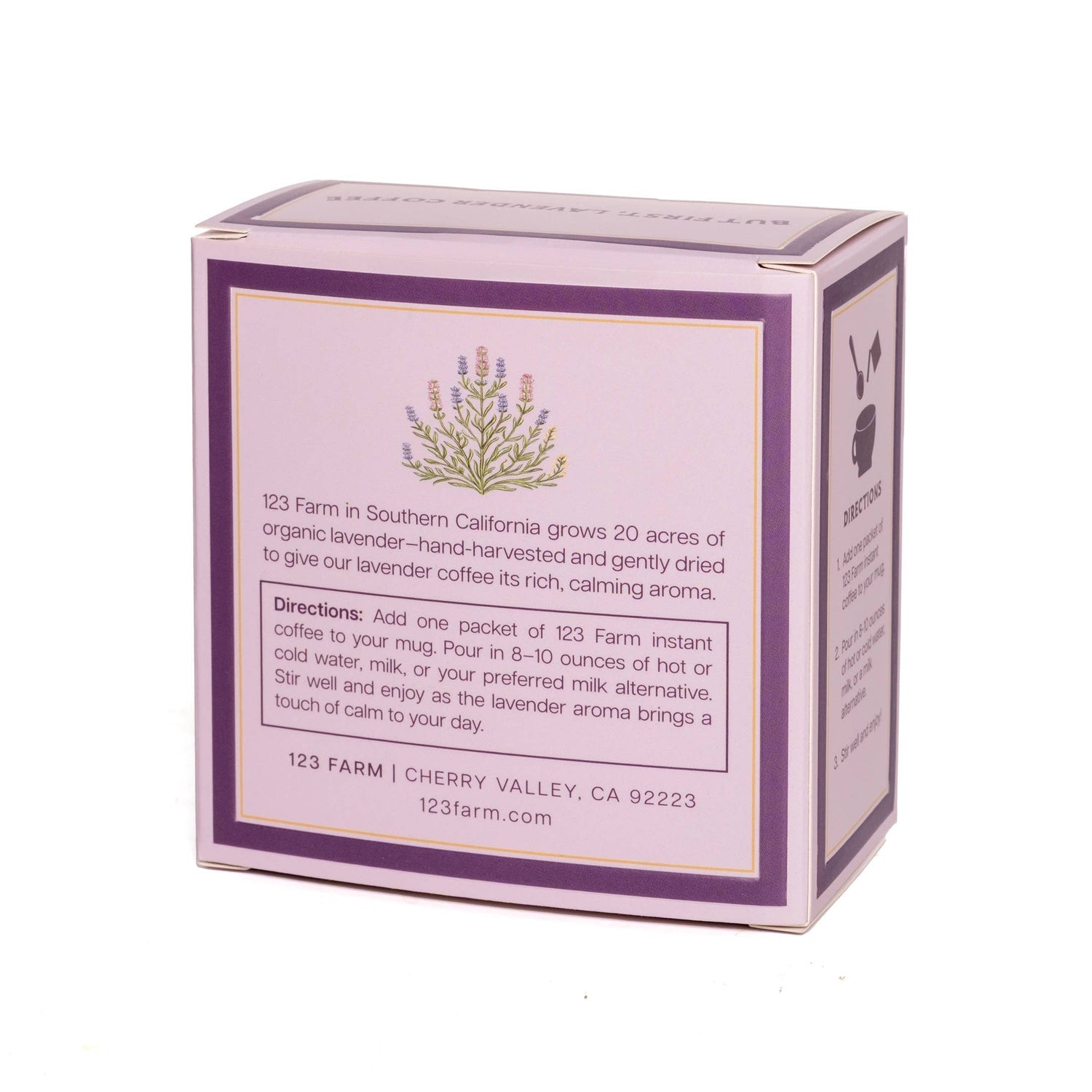 Instant Lavender Coffee