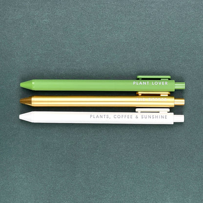 Plant Gel Pens