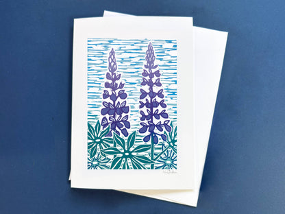 Lupines Greeting Card