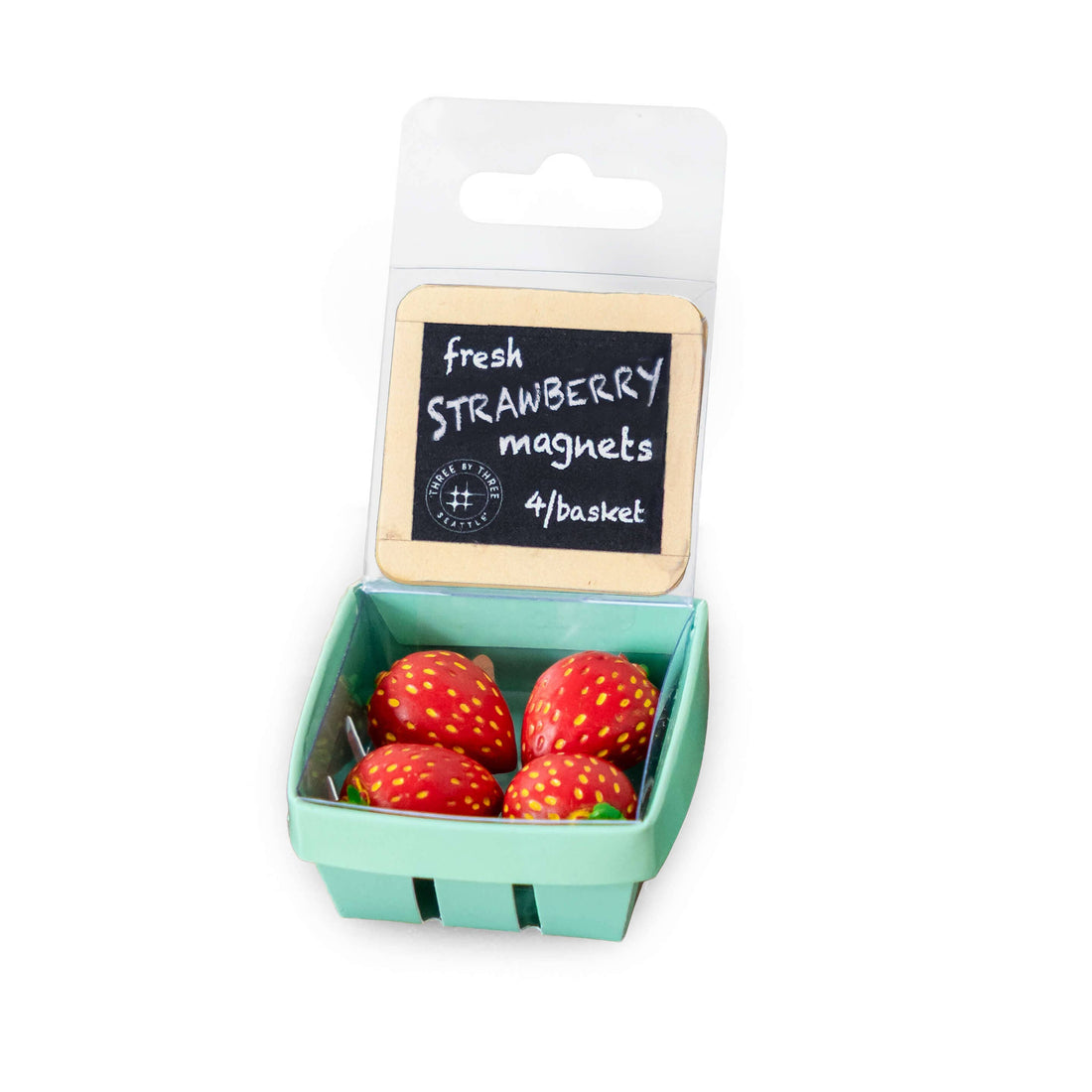 Strawberry Magnets 4 pack