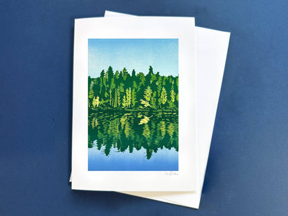 Moment of Reflection Greeting Card