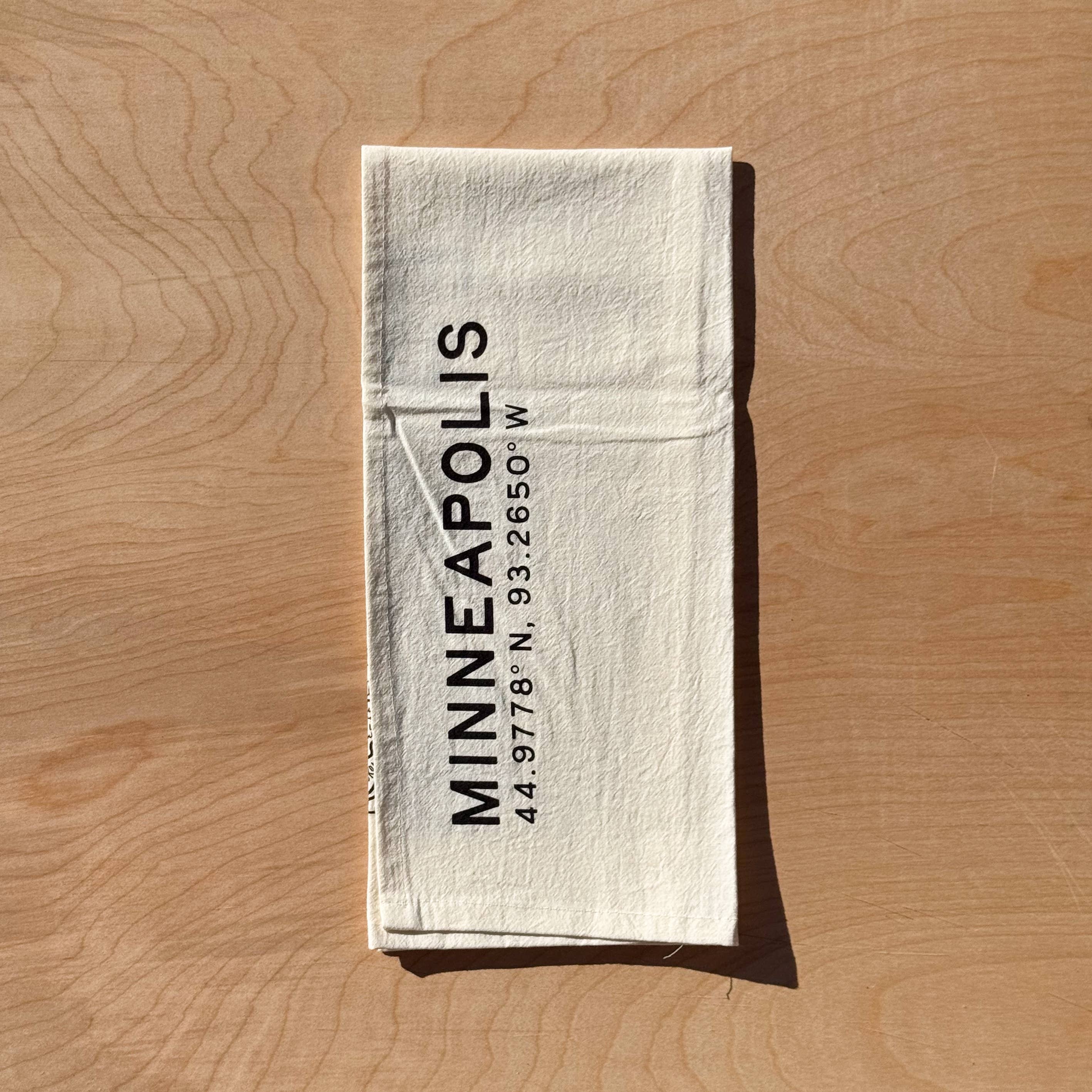 Minneapolis Map Tea Towel