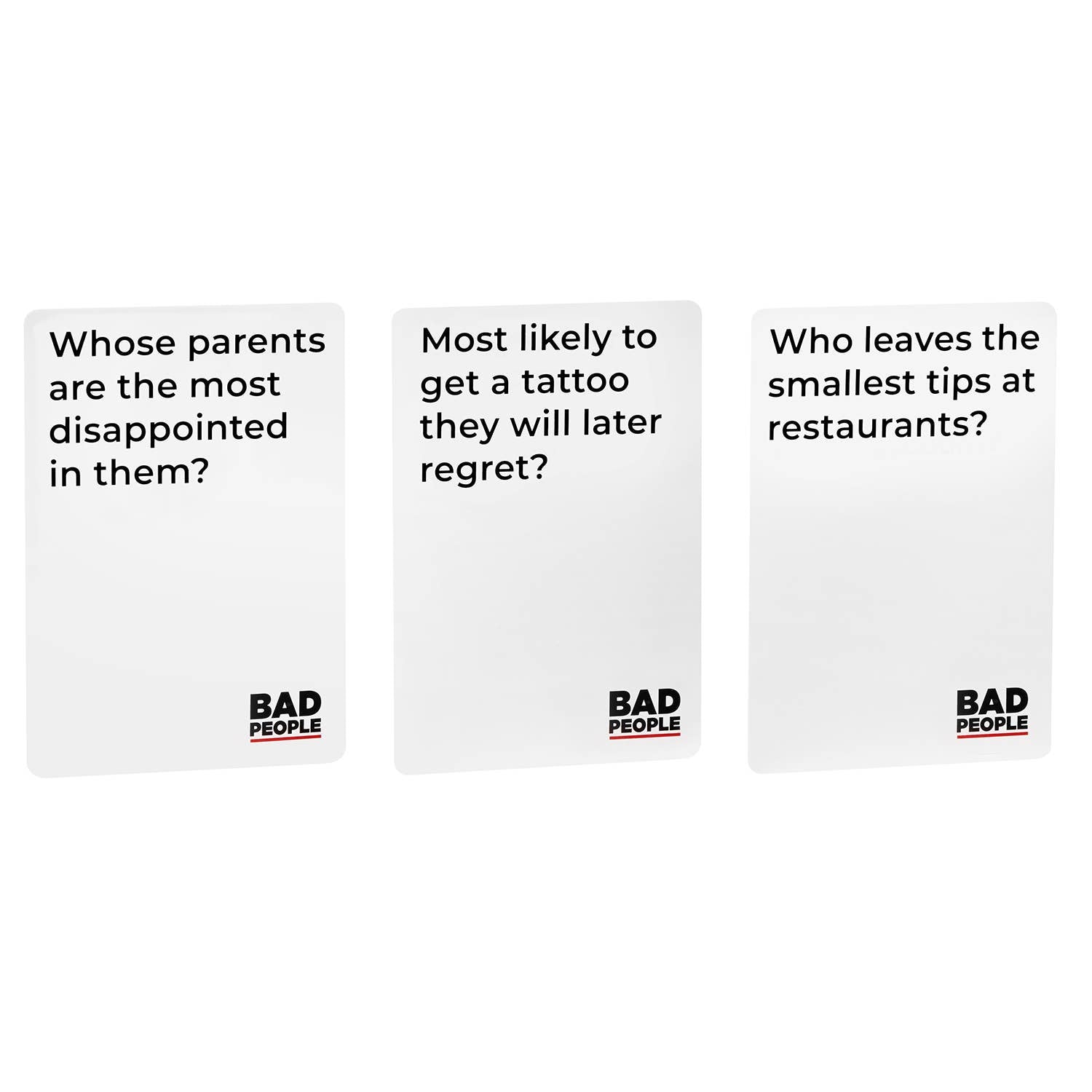BAD PEOPLE: Adult Party Game