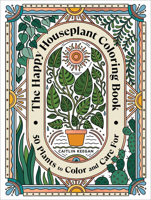 Happy Houseplant Coloring Book