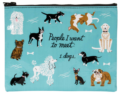 PeopleToMeet: Dogs ZipperPouch