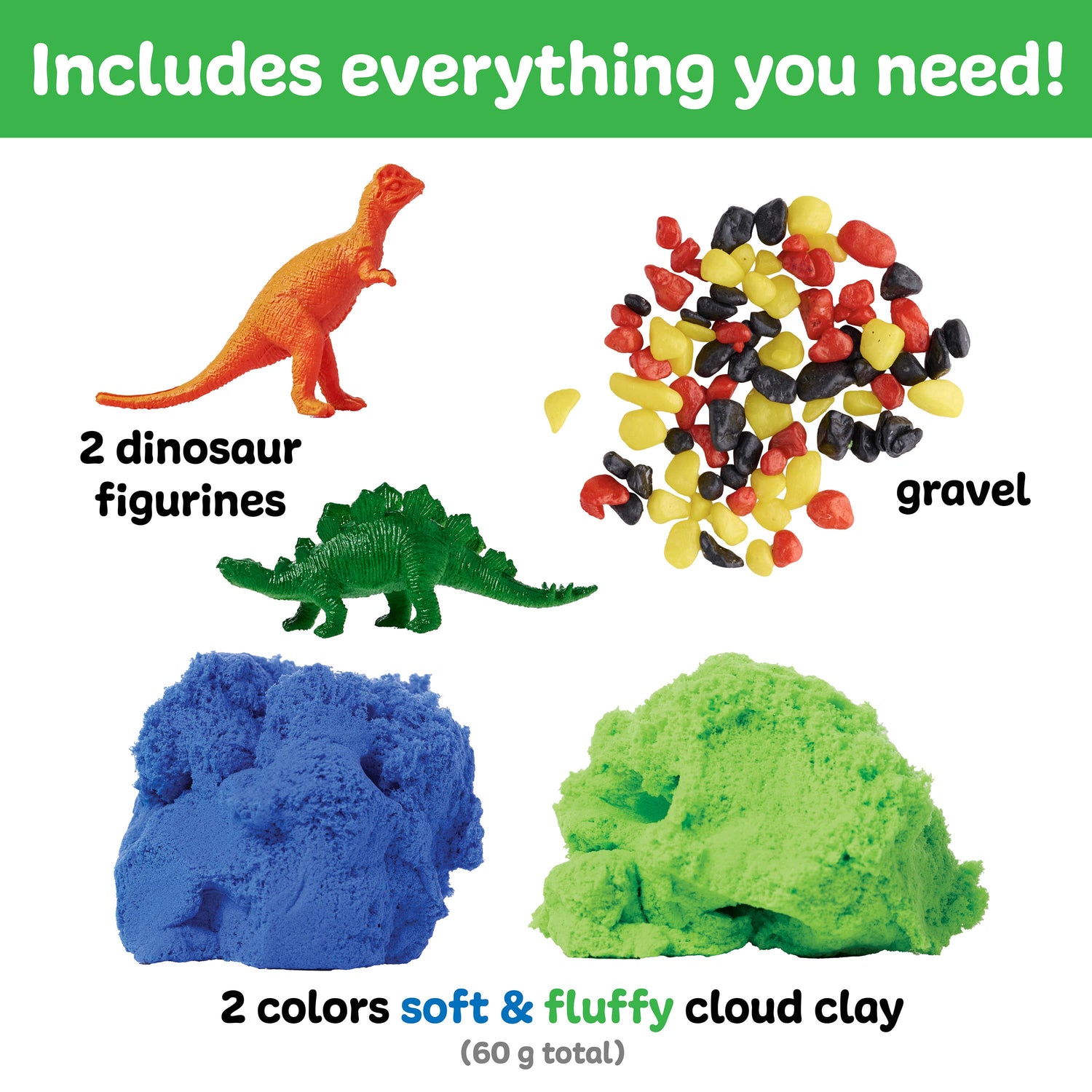 Sensory Cloud Clay: Dinosaur Theme