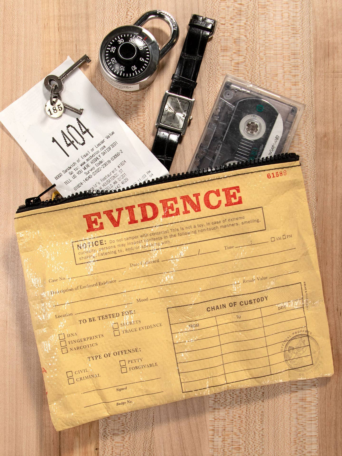 Evidence Zipper Pouch