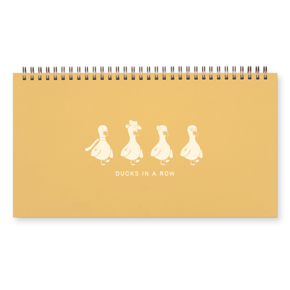 Ducks In A Row Undated Weekly Planner