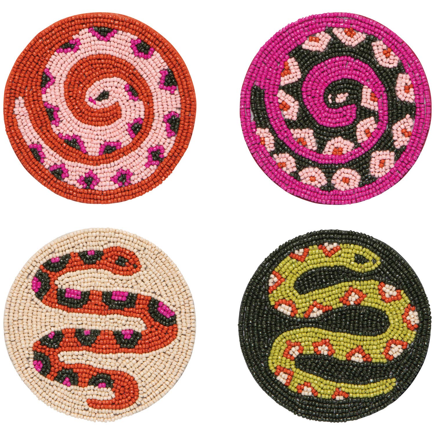 Gardenland Beaded Coasters