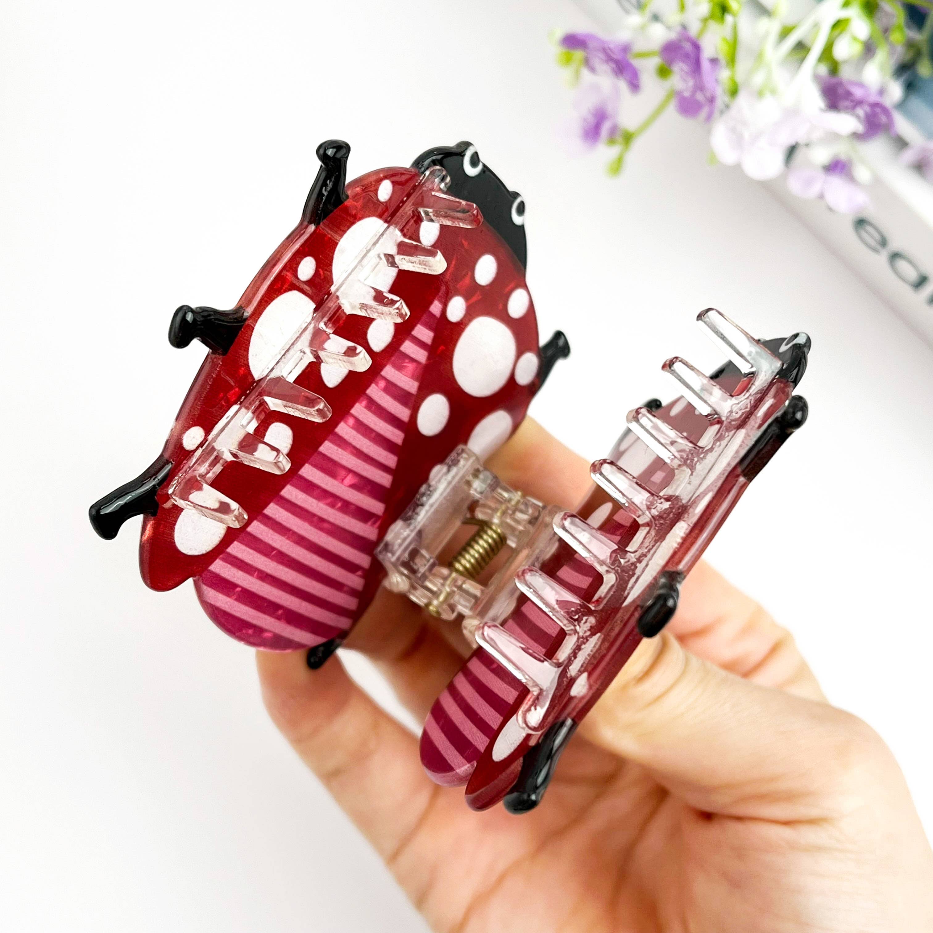 Ladybug Claw Clip