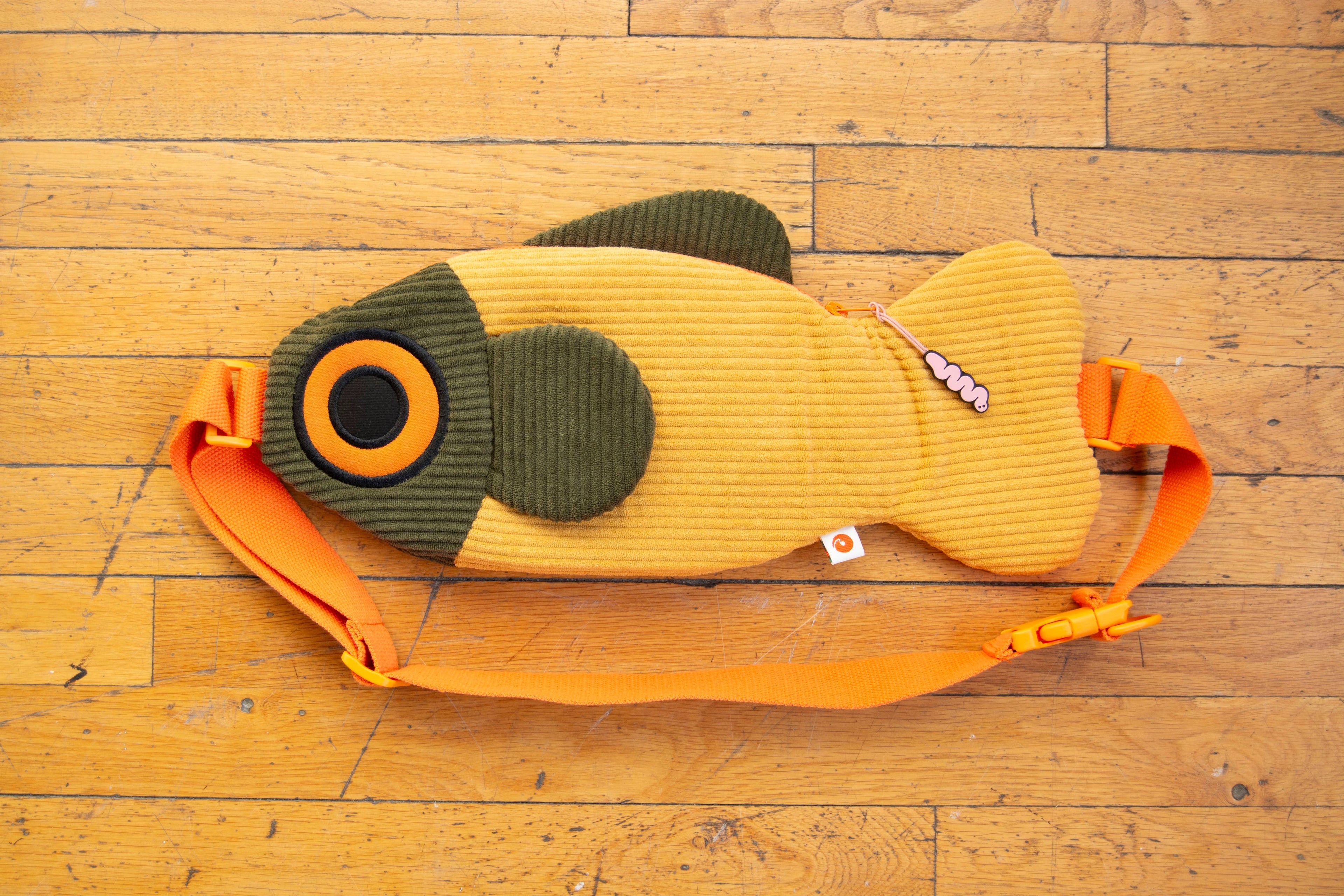 The Fish Bag (Mustard &amp; Green)