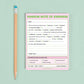 Random Note of Kindness Nifty Note Pad