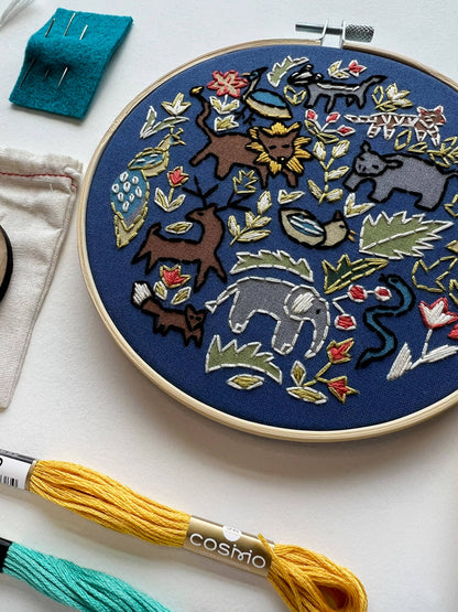 Wildlife Embroidery Kit