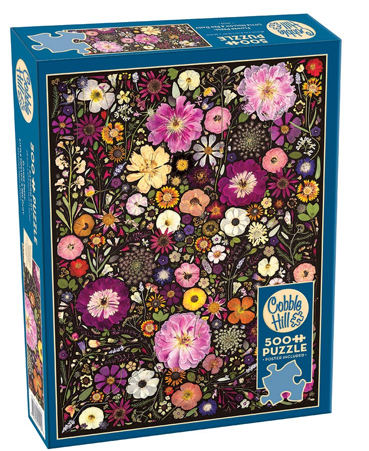 Flower Press: Little Hollow &amp; Red Daisy 500pc puzzle