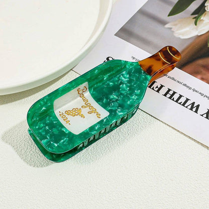 Wine Bottle Claw Clip
