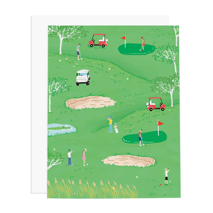 Tee-Time Greeting Card