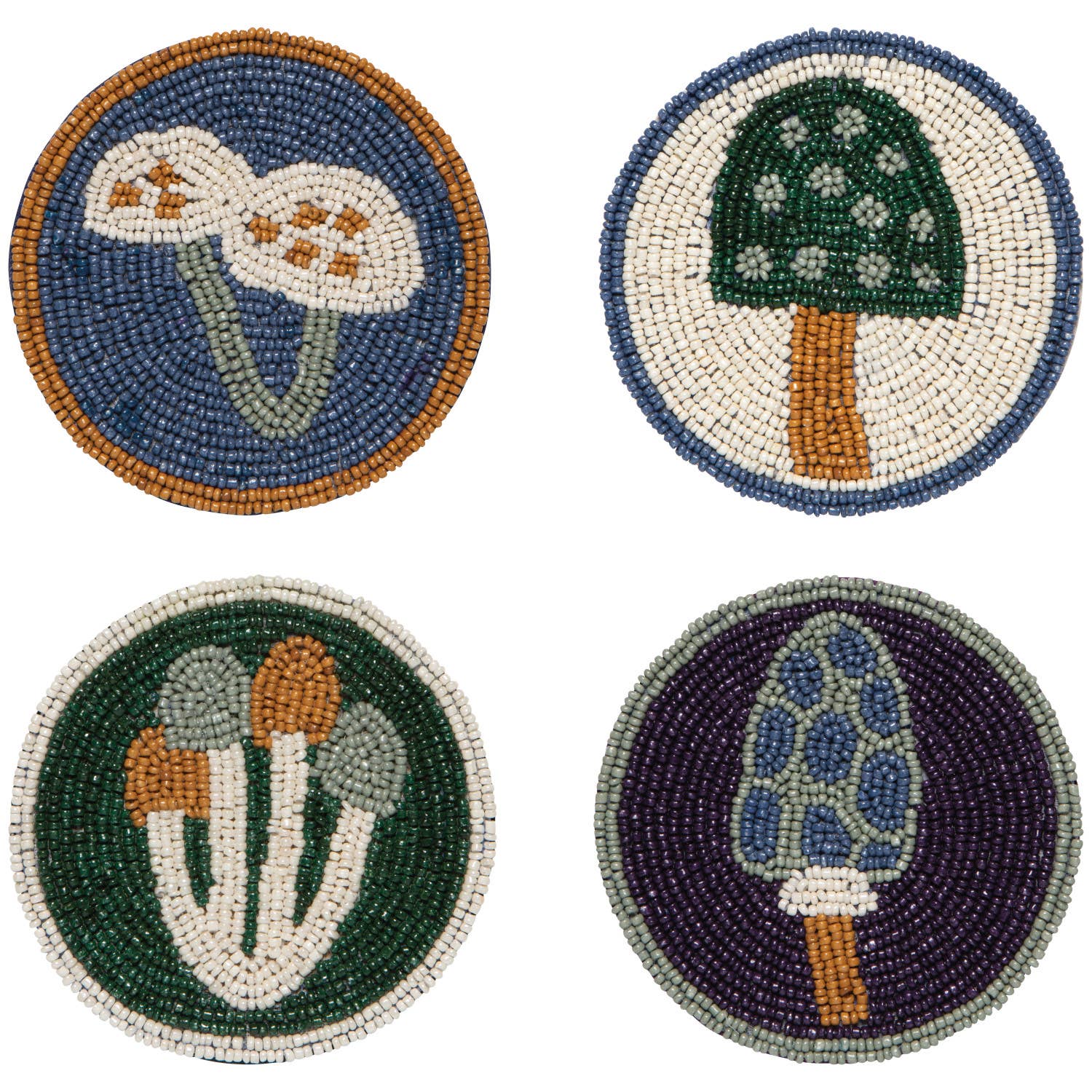 Wildgrove Beaded Coasters