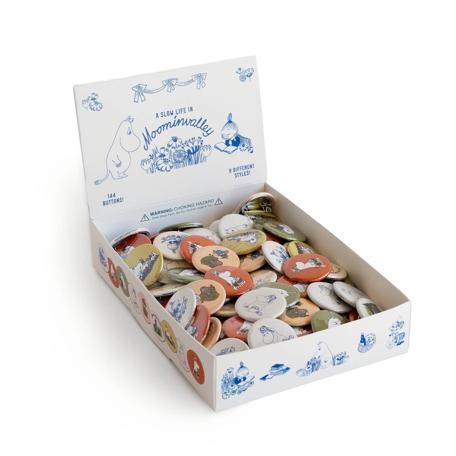 A Slow Life Button pin