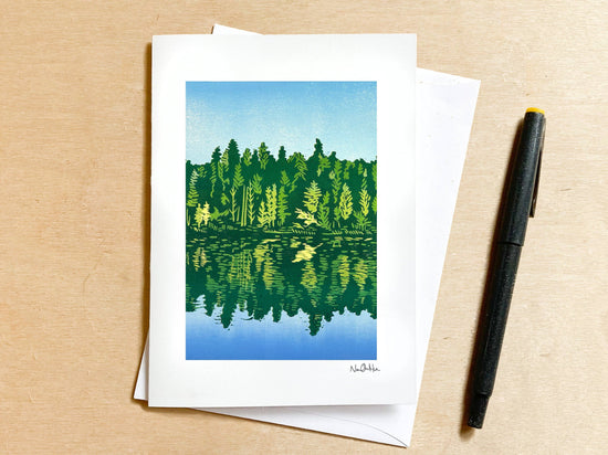 Moment of Reflection Greeting Card