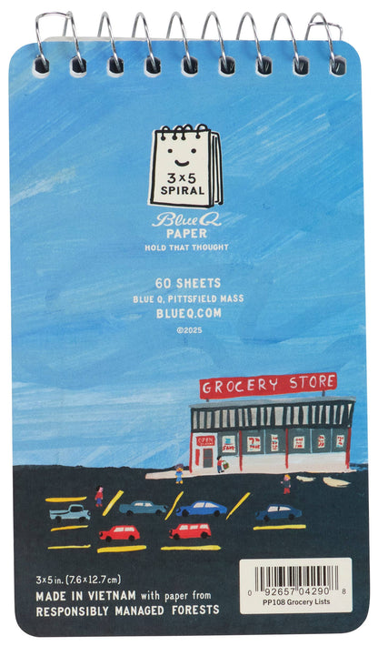 Grocery Lists Spiral NB