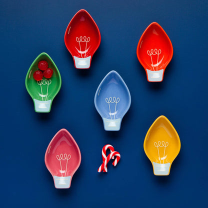 Spirits Bright Christmas Christmas Pinch Bowls Set of 6