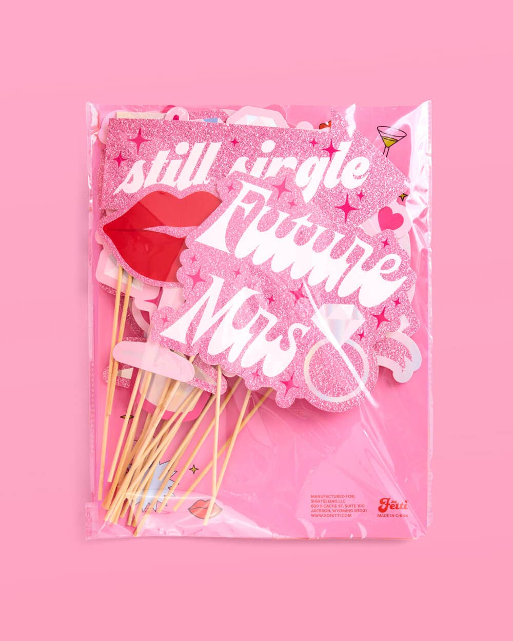 Bachelorette Party Props, Photo Booth Set, Bridal Shower