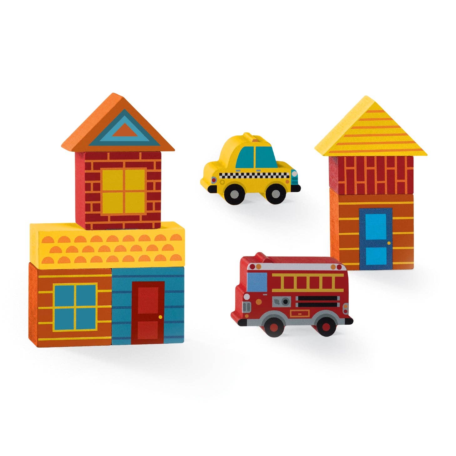 Build &amp; Play Mini Wood Blocks