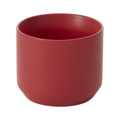 Round Red Pot