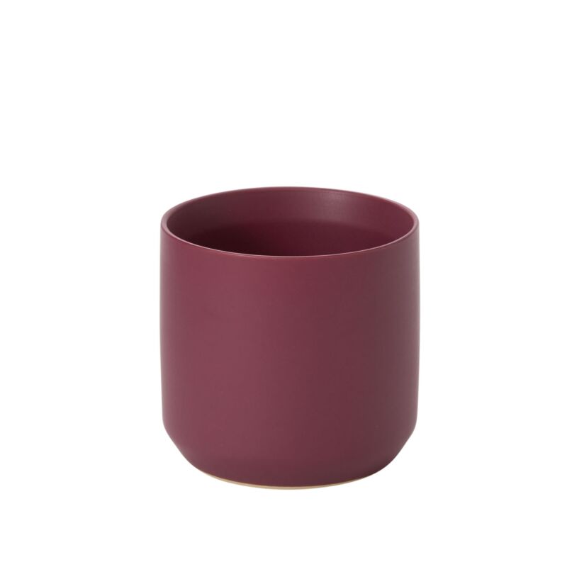 Round Purple Pot