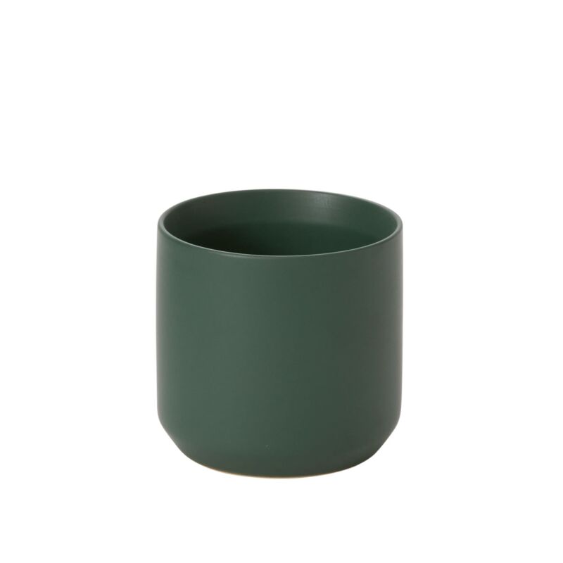 Round Dk. Green Pot
