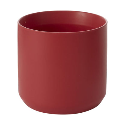 Round Red Pot