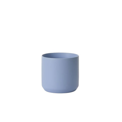 Round Light Blue Pot
