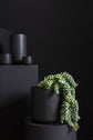 Round Black Pot