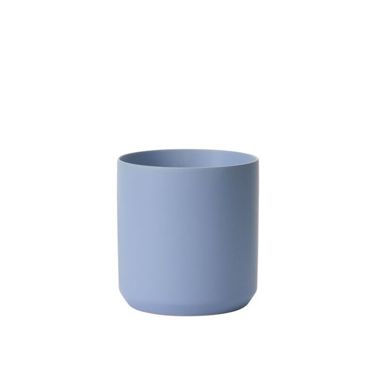 Round Light Blue Pot