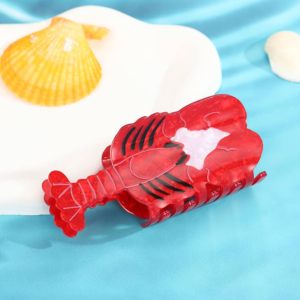 Vibrant Ocean Claw Clip
