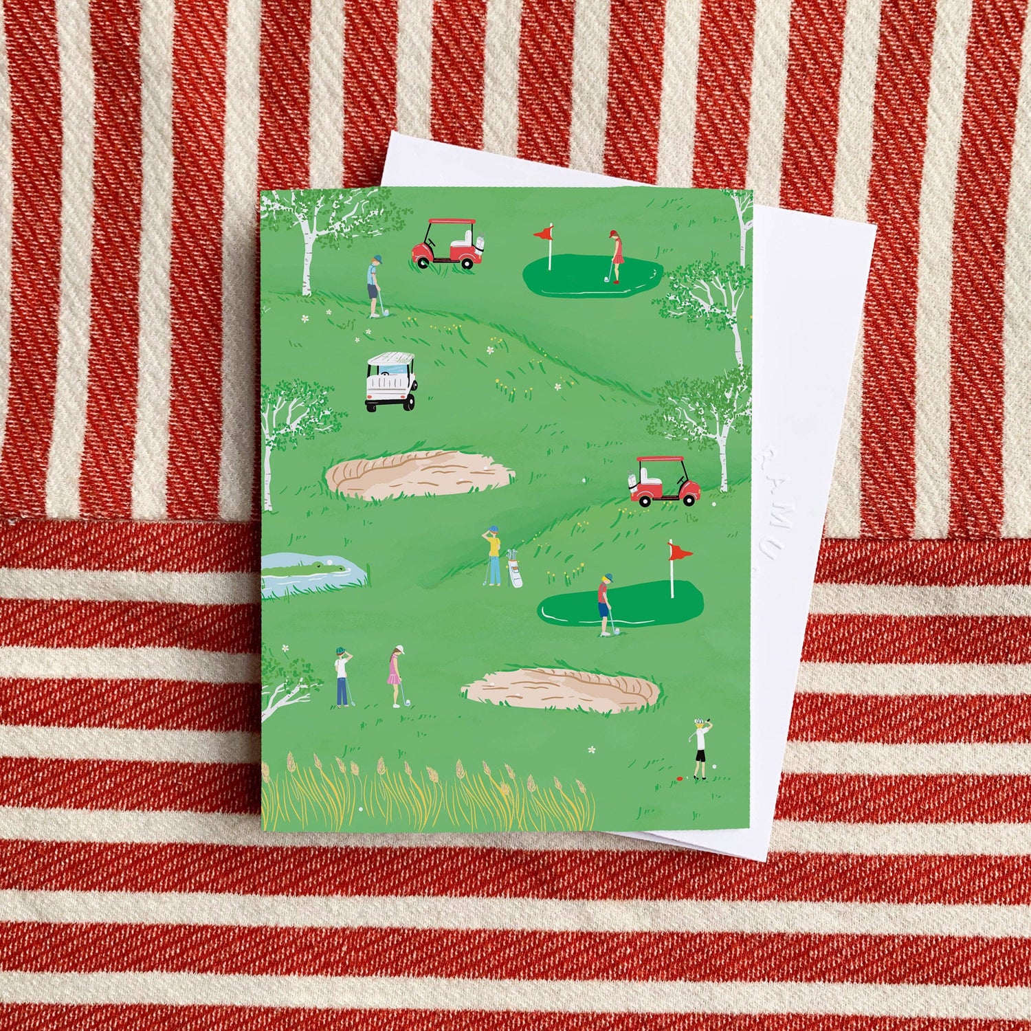 Tee-Time Greeting Card