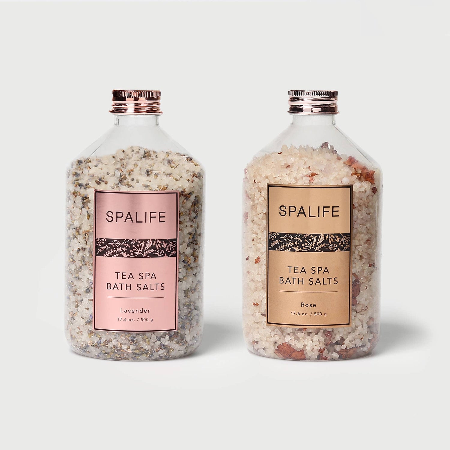 Petal-Infused Effervescent Mineral Bath Salts