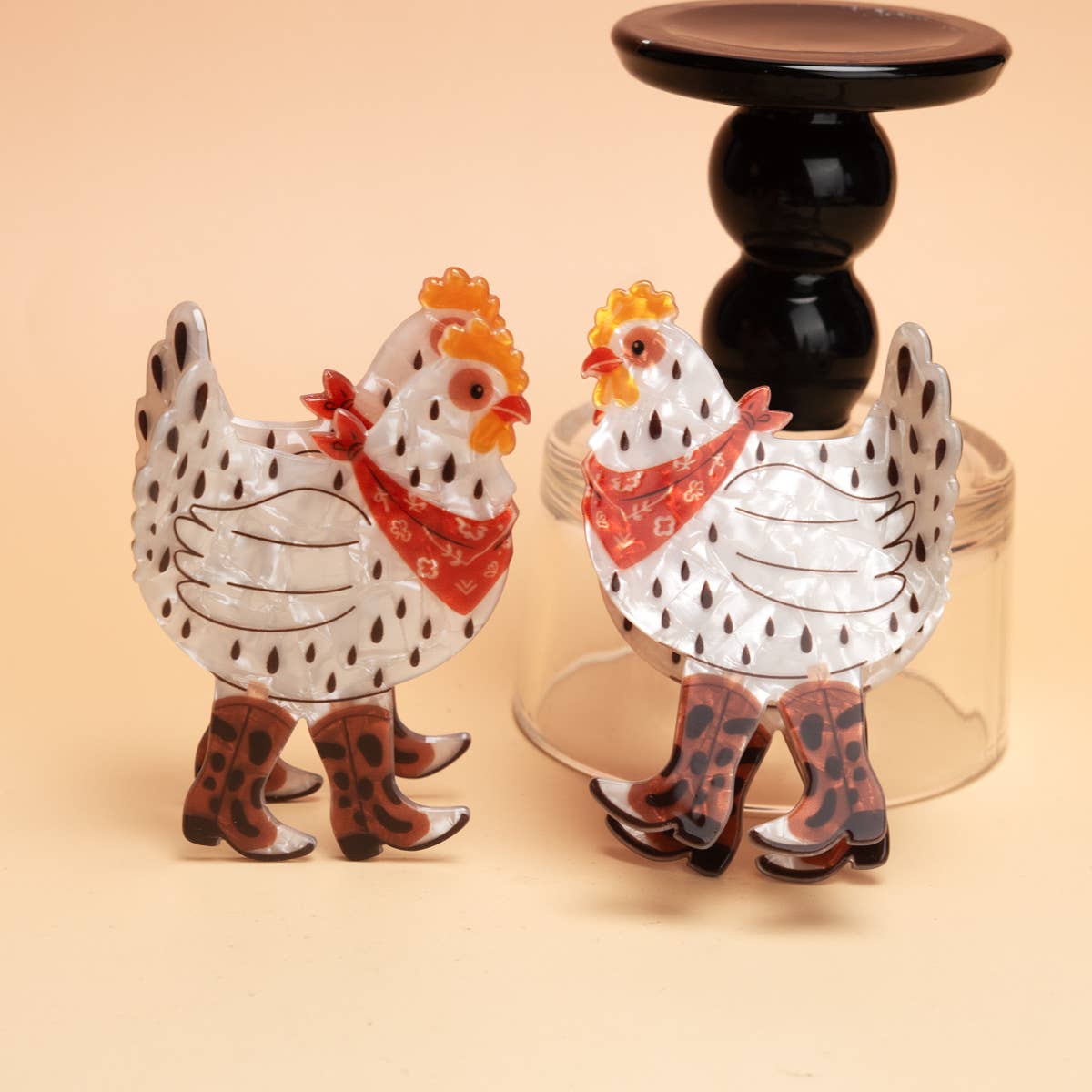 Cowboy Chicken Claw Clip
