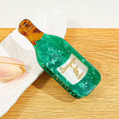 Wine Bottle Claw Clip