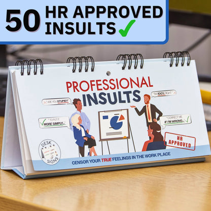 Professional Insults Gag Book