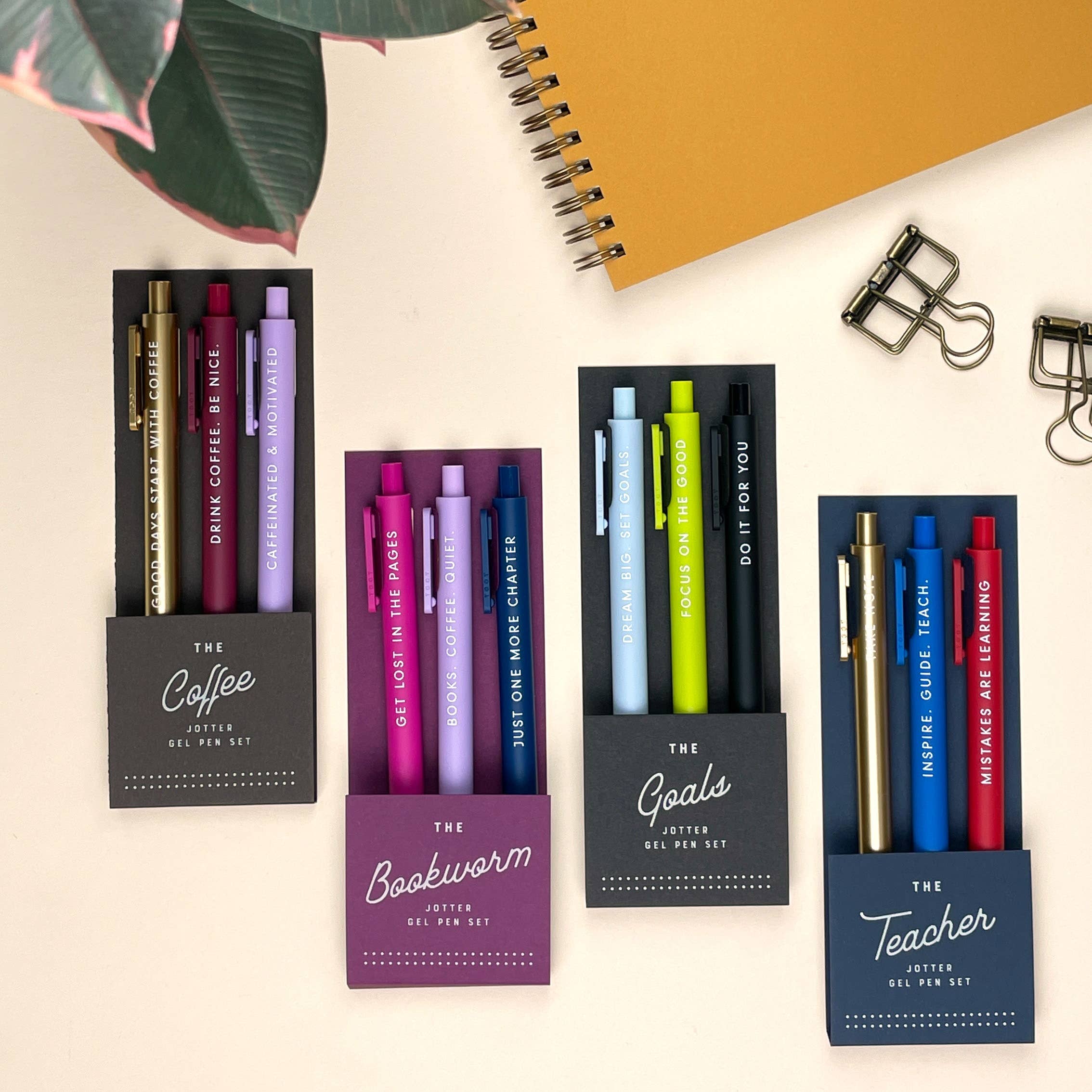 The Bookworm Gel Pens