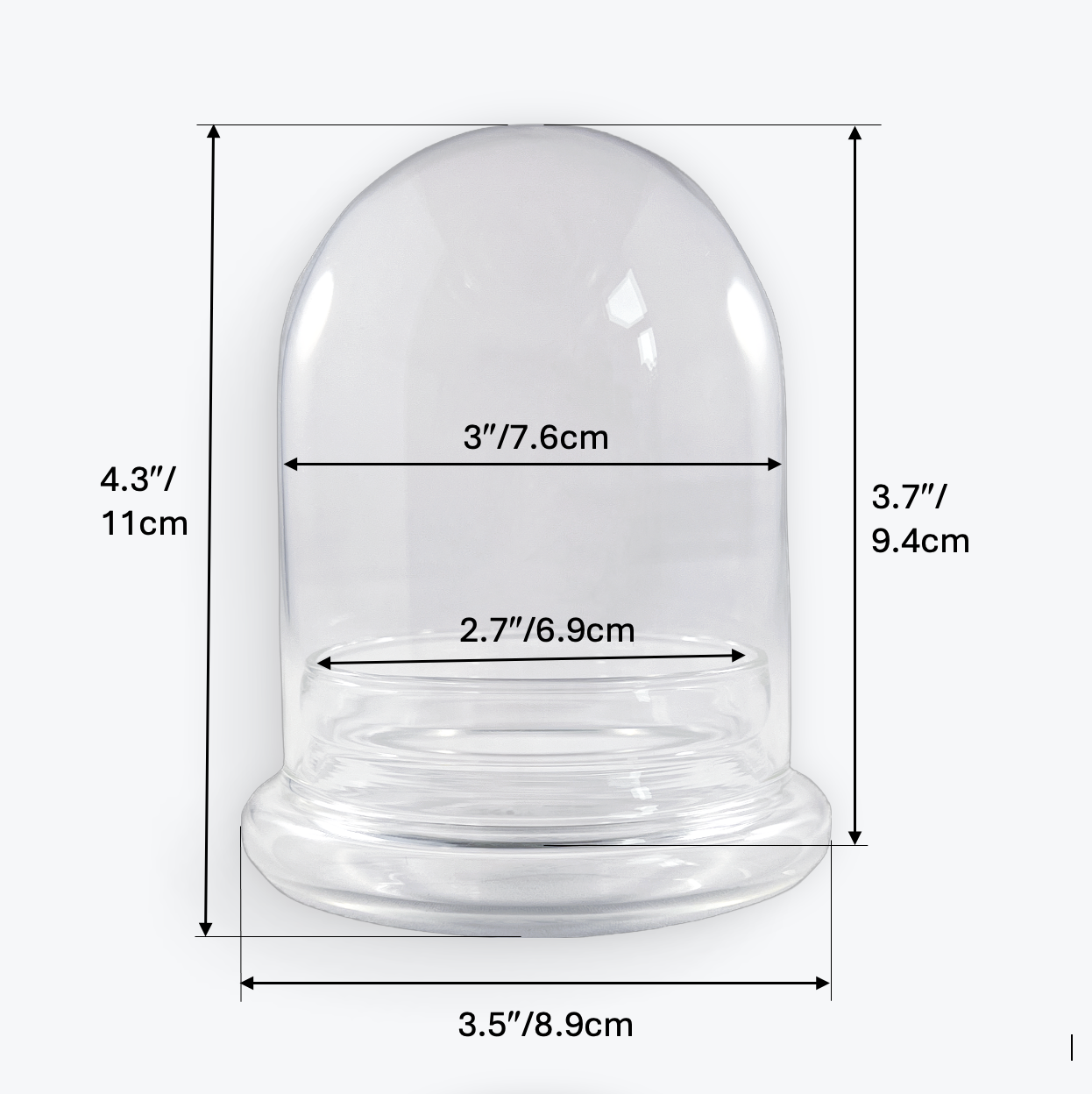 Medium Glass Dome