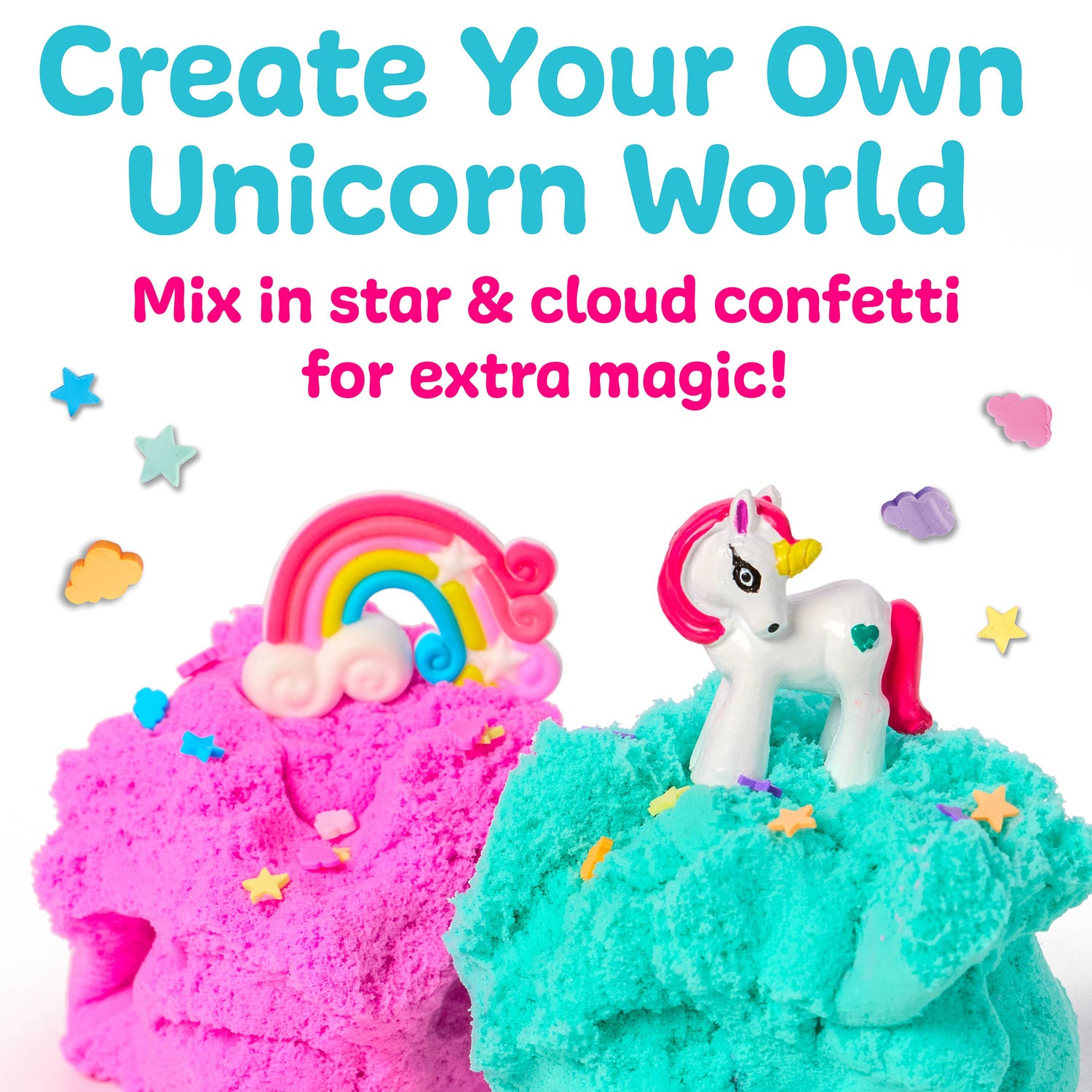 Sensory Cloud Clay: Unicorn Theme