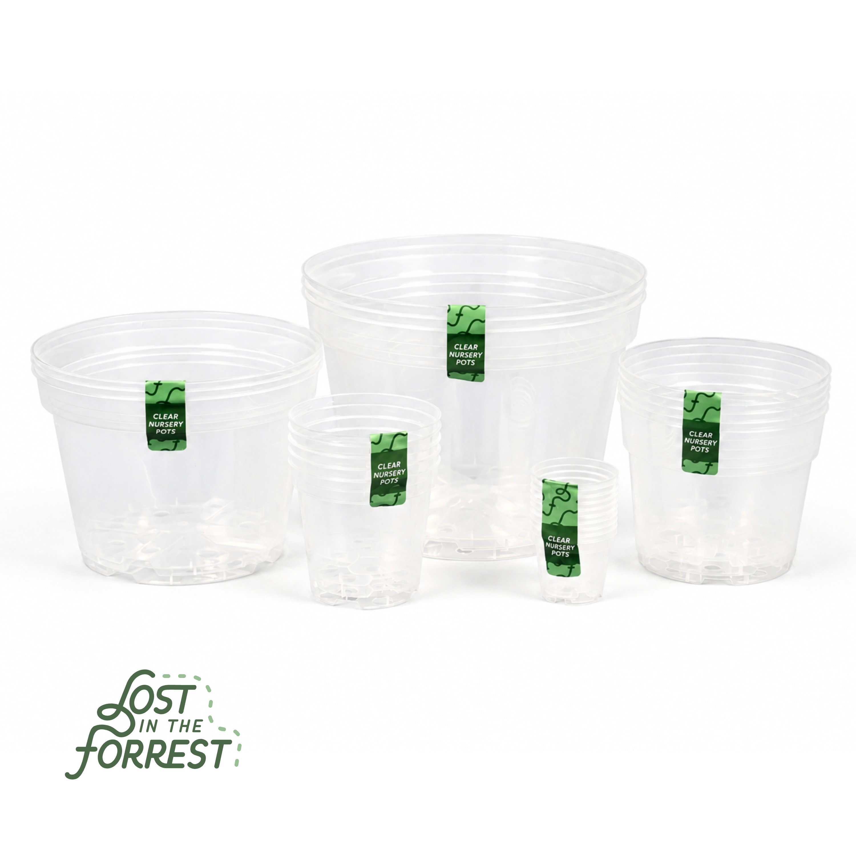 Clear Nursery Pots