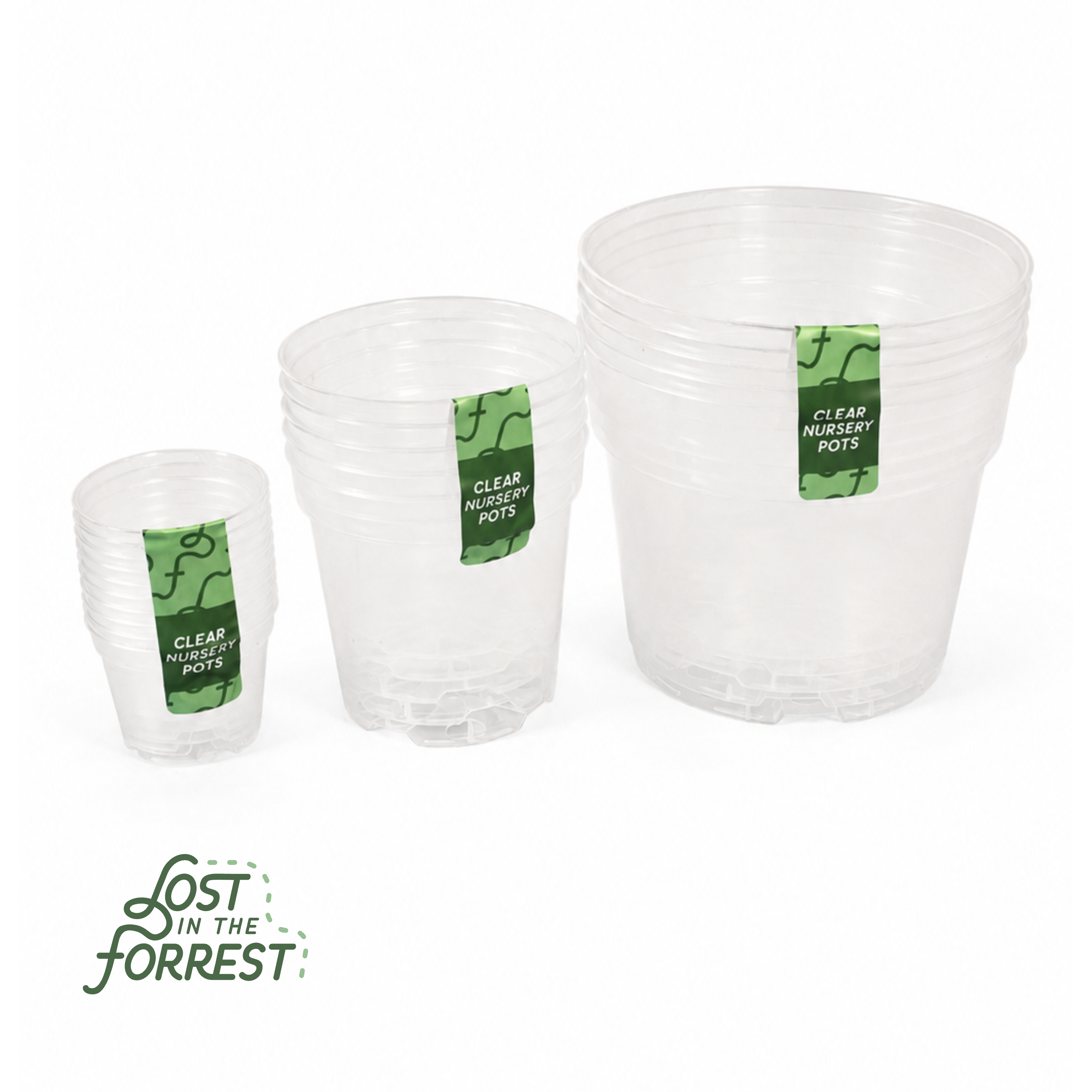 Clear Nursery Pots