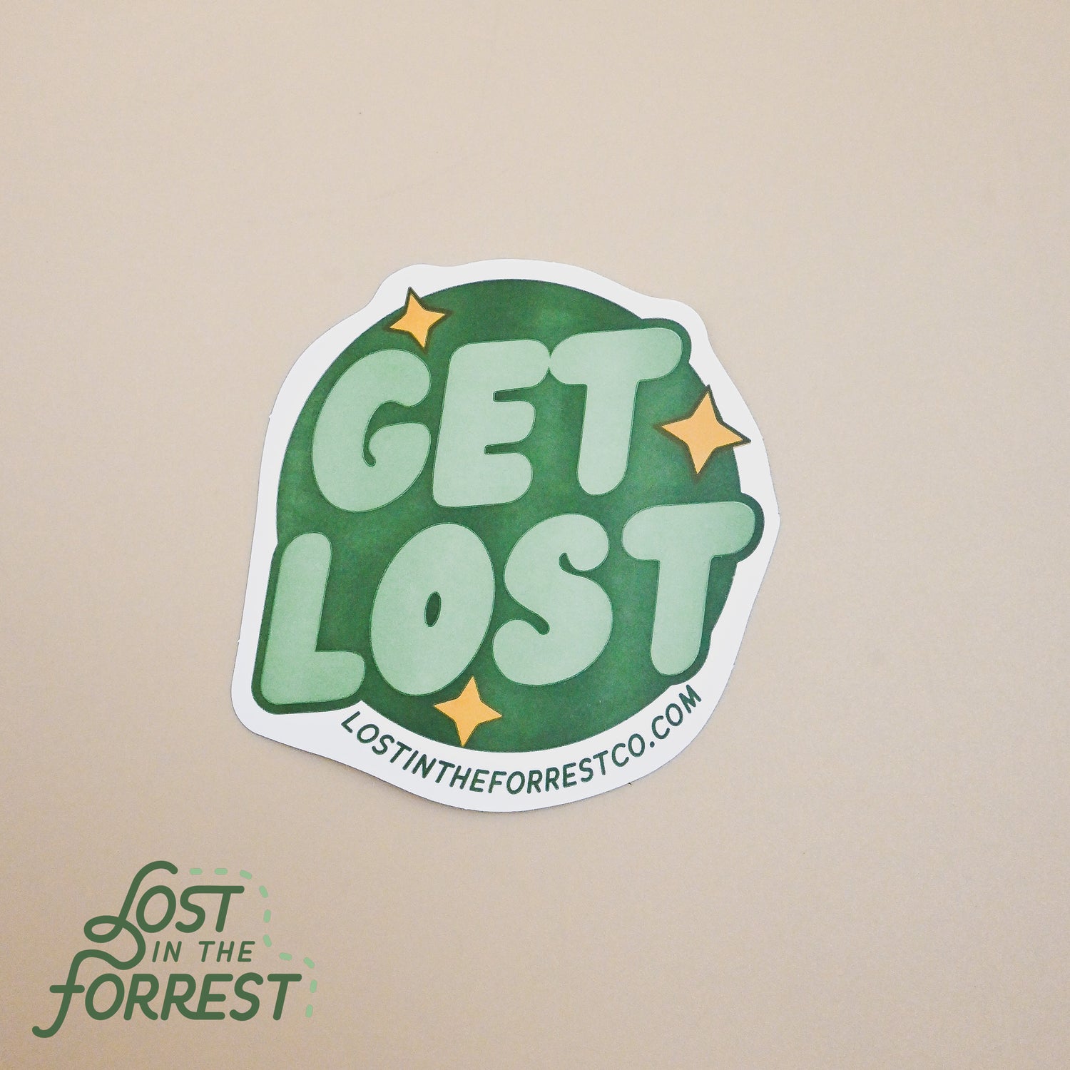 Lost in the Forrest Sticker