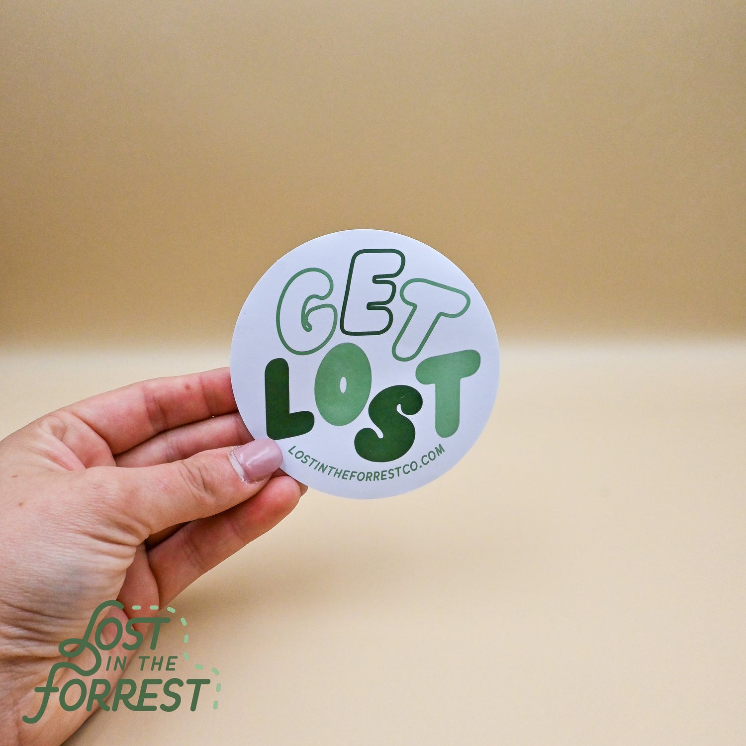 Lost in the Forrest Sticker